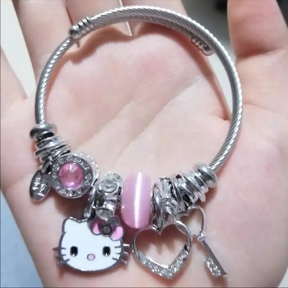 Kitty Theme Cham Bracelet